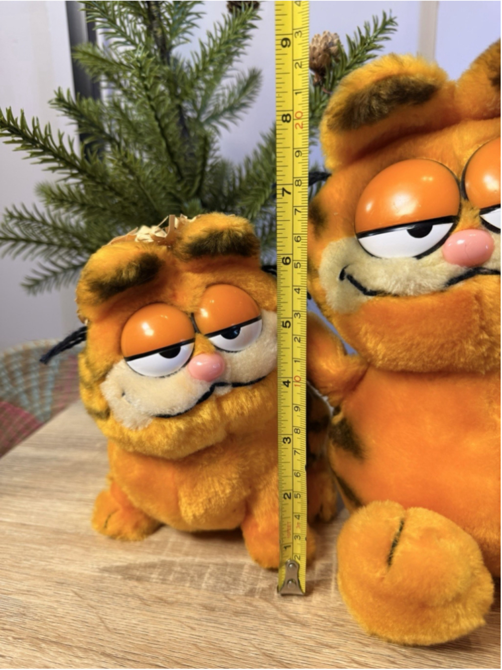 VINTAGE GARFIELD Lot 3 1978 & 1981 Stuffed Plush Cats Dakin Toys 9” - Picture 9 of 12